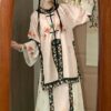 Authentic Hanfu - Heavy-Duty Reproduction of Qing Dynasty Han Women's Embroidered Gown Set