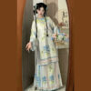 Authentic Hanfu - Heavy-Duty Reproduction of Qing Dynasty Han Women's Embroidered Gown Set
