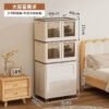 Haixin Large Capacity Clothes Storage Box - Foldable & Stylish