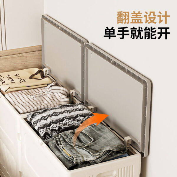 Haixin Large Capacity Clothes Storage Box - Foldable & Stylish