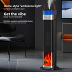 Cross-Border In-Stock Warm Air Blower Household Heater Intelligent Voice Vertical PTC Heater Fast Heating Electric Heater New Product