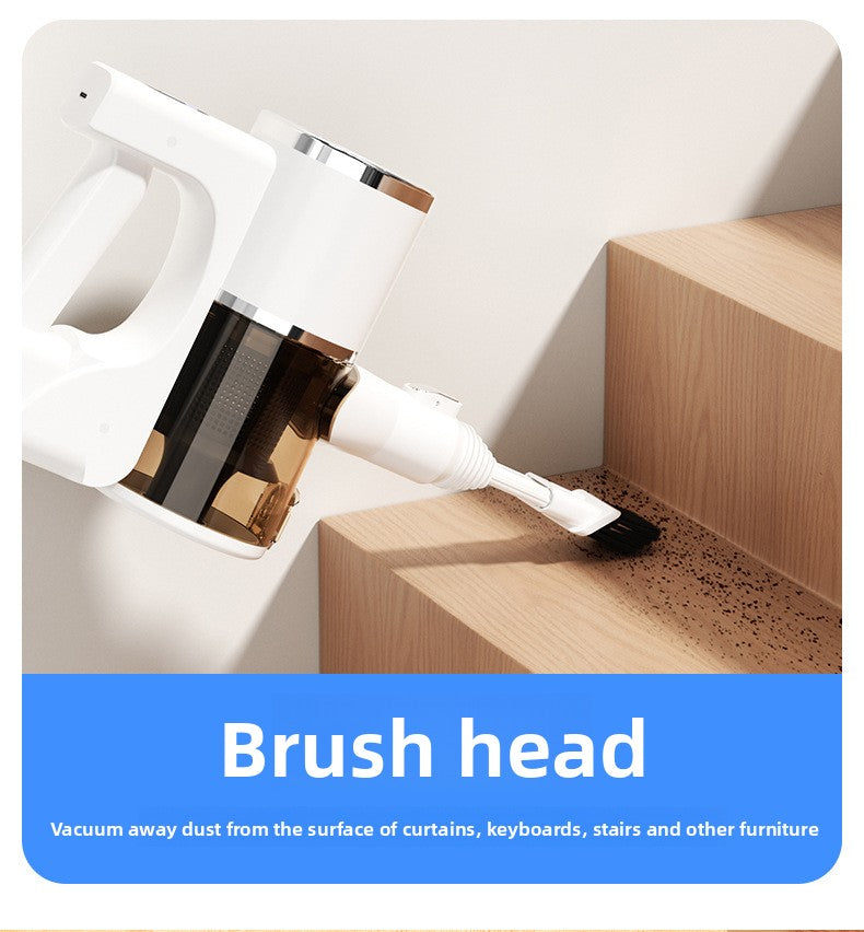 Cross-Border New Wireless Vacuum Cleaner for Home Use, High Suction Power, Vacuum and Mop Integrated, Convenient Handheld Vacuum Cleaner with Floor Brush
