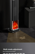 Cross-Border In-Stock Warm Air Blower Household Heater Intelligent Voice Vertical PTC Heater Fast Heating Electric Heater New Product