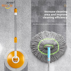 2025 New Model Mop Hands-Free Self-Wringing Household One-Push Clean Rotating Lazy Mop Automatic Water-Removing Floor Mop