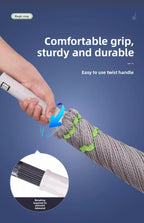 2025 New Model Mop Hands-Free Self-Wringing Household One-Push Clean Rotating Lazy Mop Automatic Water-Removing Floor Mop