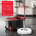 New Lazy Rotating Mop for Home Use, Automatic Mop Bucket, Hands-Free Cleaning, One-Sweep Clean, Dry and Wet Dual-Use Mop