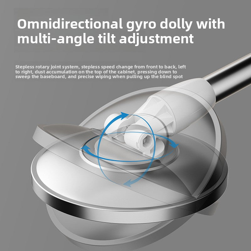 New Lazy Rotating Mop for Home Use, Automatic Mop Bucket, Hands-Free Cleaning, One-Sweep Clean, Dry and Wet Dual-Use Mop