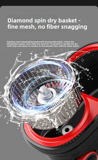 New Lazy Rotating Mop for Home Use, Automatic Mop Bucket, Hands-Free Cleaning, One-Sweep Clean, Dry and Wet Dual-Use Mop