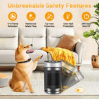 Cross-Border New Model Warm Air Blower Household Touch Screen Remote Control Heater Desktop Electric Heater Small Sun Heater