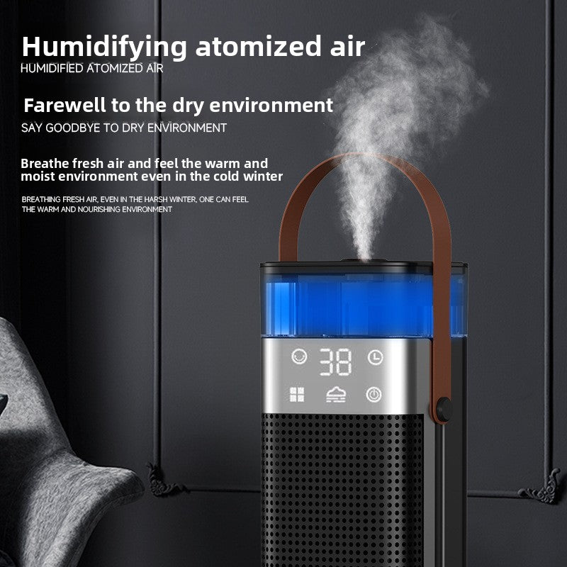 Cross-Border In-Stock Warm Air Blower Household Heater Intelligent Voice Vertical PTC Heater Fast Heating Electric Heater New Product