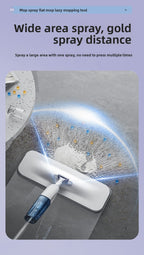 Thickened and Sturdy Hands-Free Household One-Spray Nano Spray Flat Mop Lazy Mop Floor Cleaning Mop