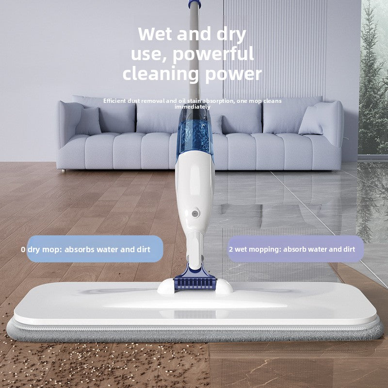 Thickened and Sturdy Hands-Free Household One-Spray Nano Spray Flat Mop Lazy Mop Floor Cleaning Mop