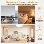 Cross-Border New Model Warm Air Blower Household Touch Screen Remote Control Heater Desktop Electric Heater Small Sun Heater