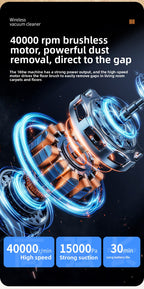 Cross-Border New Wireless Vacuum Cleaner for Home Use, High Suction Power, Vacuum and Mop Integrated, Convenient Handheld Vacuum Cleaner with Floor Brush