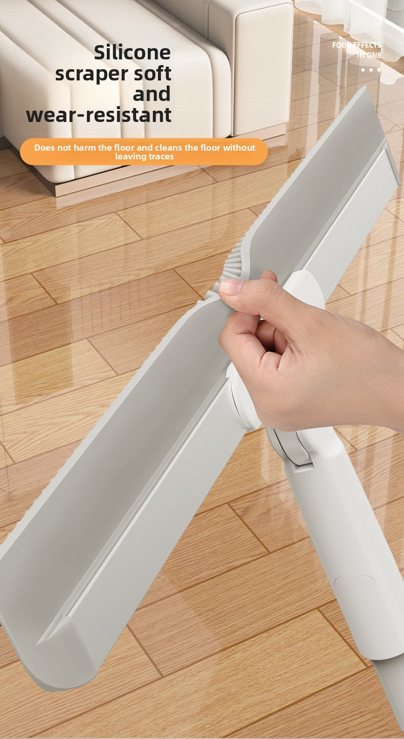 Multi-purpose Magic Silicone Broom Household Lazy Sweeping Broom Bathroom Floor Adjustable Water Scraper