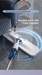 Thickened and Sturdy Hands-Free Household One-Spray Nano Spray Flat Mop Lazy Mop Floor Cleaning Mop