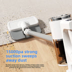 Cross-Border New Wireless Vacuum Cleaner for Home Use, High Suction Power, Vacuum and Mop Integrated, Convenient Handheld Vacuum Cleaner with Floor Brush