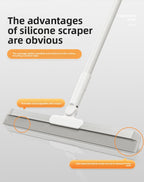 Multi-purpose Magic Silicone Broom Household Lazy Sweeping Broom Bathroom Floor Adjustable Water Scraper