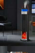 Cross-Border In-Stock Warm Air Blower Household Heater Intelligent Voice Vertical PTC Heater Fast Heating Electric Heater New Product