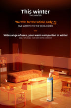 Cross-Border In-Stock Warm Air Blower Household Heater Intelligent Voice Vertical PTC Heater Fast Heating Electric Heater New Product