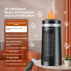 Cross-Border In-Stock Warm Air Blower Household Heater Intelligent Voice Vertical PTC Heater Fast Heating Electric Heater New Product