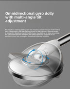 New Lazy Rotating Mop for Home Use, Automatic Mop Bucket, Hands-Free Cleaning, One-Sweep Clean, Dry and Wet Dual-Use Mop