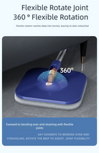 Dual-use Rotating Mop with Wet and Dry Function, Hands-Free Washing, Household Mop Bucket with Automatic Spin-Dry, Lazy Mop