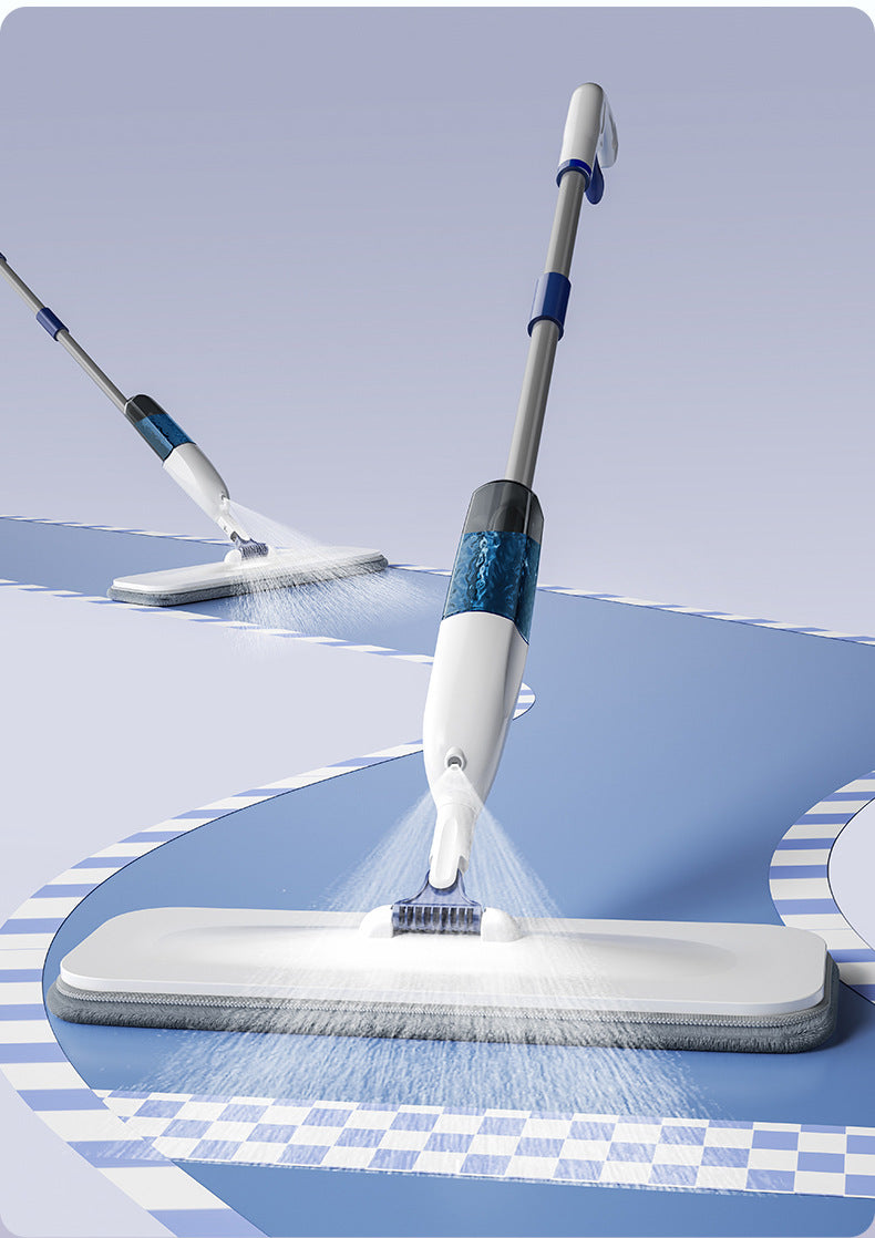 Thickened and Sturdy Hands-Free Household One-Spray Nano Spray Flat Mop Lazy Mop Floor Cleaning Mop