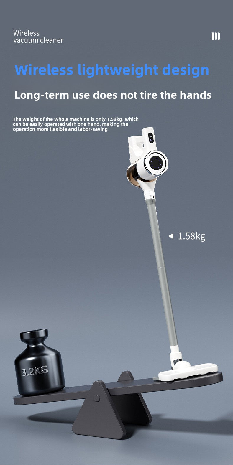 Cross-Border New Wireless Vacuum Cleaner for Home Use, High Suction Power, Vacuum and Mop Integrated, Convenient Handheld Vacuum Cleaner with Floor Brush