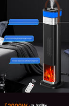 Cross-Border In-Stock Warm Air Blower Household Heater Intelligent Voice Vertical PTC Heater Fast Heating Electric Heater New Product