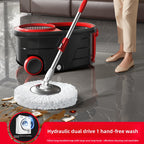 New Lazy Rotating Mop for Home Use, Automatic Mop Bucket, Hands-Free Cleaning, One-Sweep Clean, Dry and Wet Dual-Use Mop