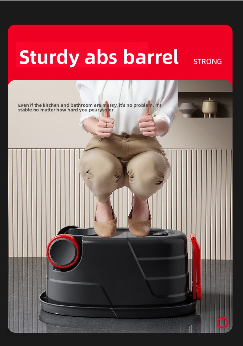 New Lazy Rotating Mop for Home Use, Automatic Mop Bucket, Hands-Free Cleaning, One-Sweep Clean, Dry and Wet Dual-Use Mop