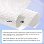 Amazon Hot-Selling Face Towels Disposable Cotton Soft Towels Extra Large Thickened EF Pattern Makeup Removal Wipes Disposable Face Towels