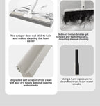 Multi-purpose Magic Silicone Broom Household Lazy Sweeping Broom Bathroom Floor Adjustable Water Scraper