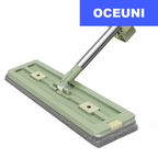 OCEUNI 42cm Hands-Free Cleaning Flat Mop for Efficient Floor Cleaning Tasks with 42cm Panel and Hands-Free Design