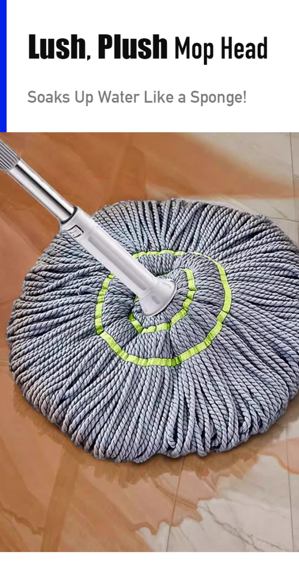 Home & Kitchen: Washable Flat Mop - Hand-free, Dual-purpose, Absorbent Lazy Mop - Image 5