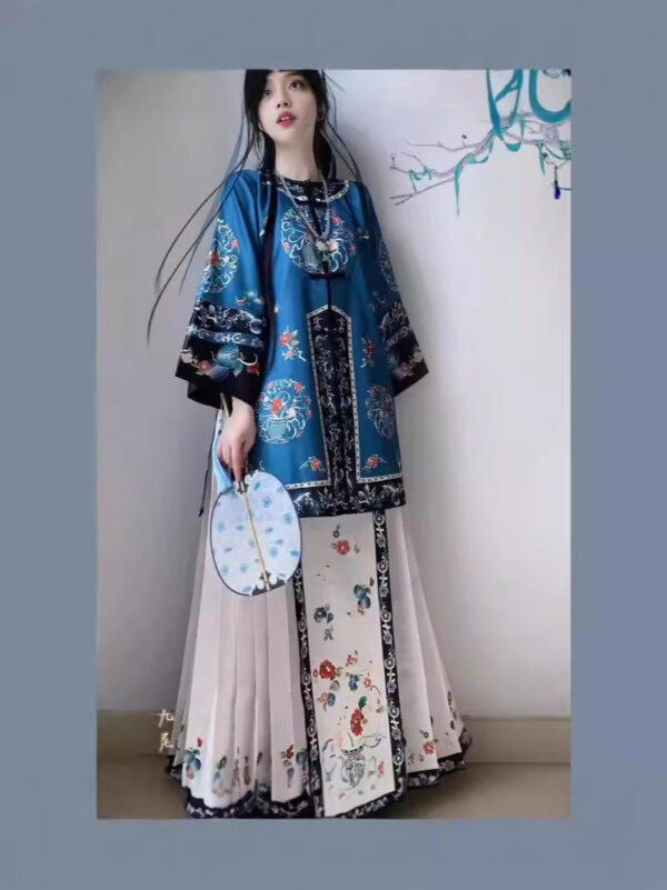 Traditional Chinese Hanfu Dress - Adult Mianzi Skirt Set