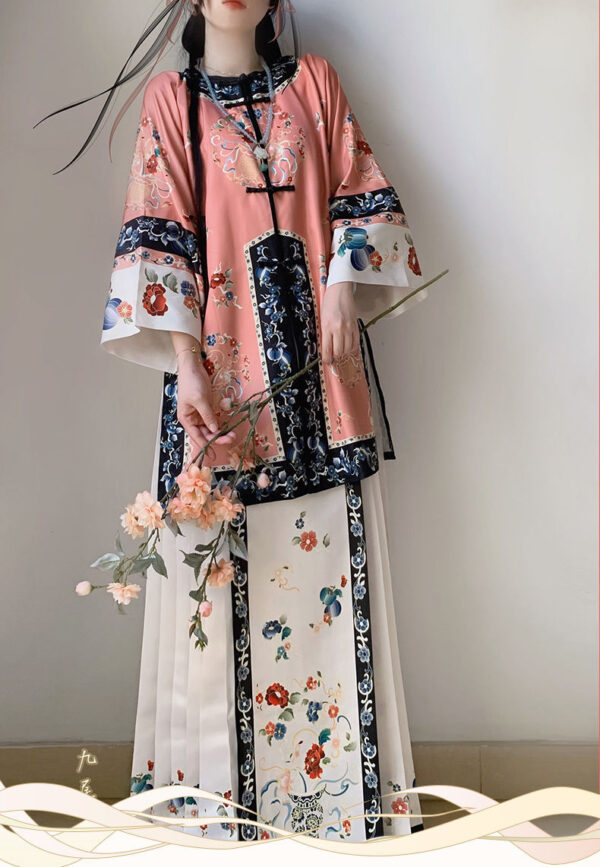 Traditional Chinese Hanfu Dress - Adult Mianzi Skirt Set
